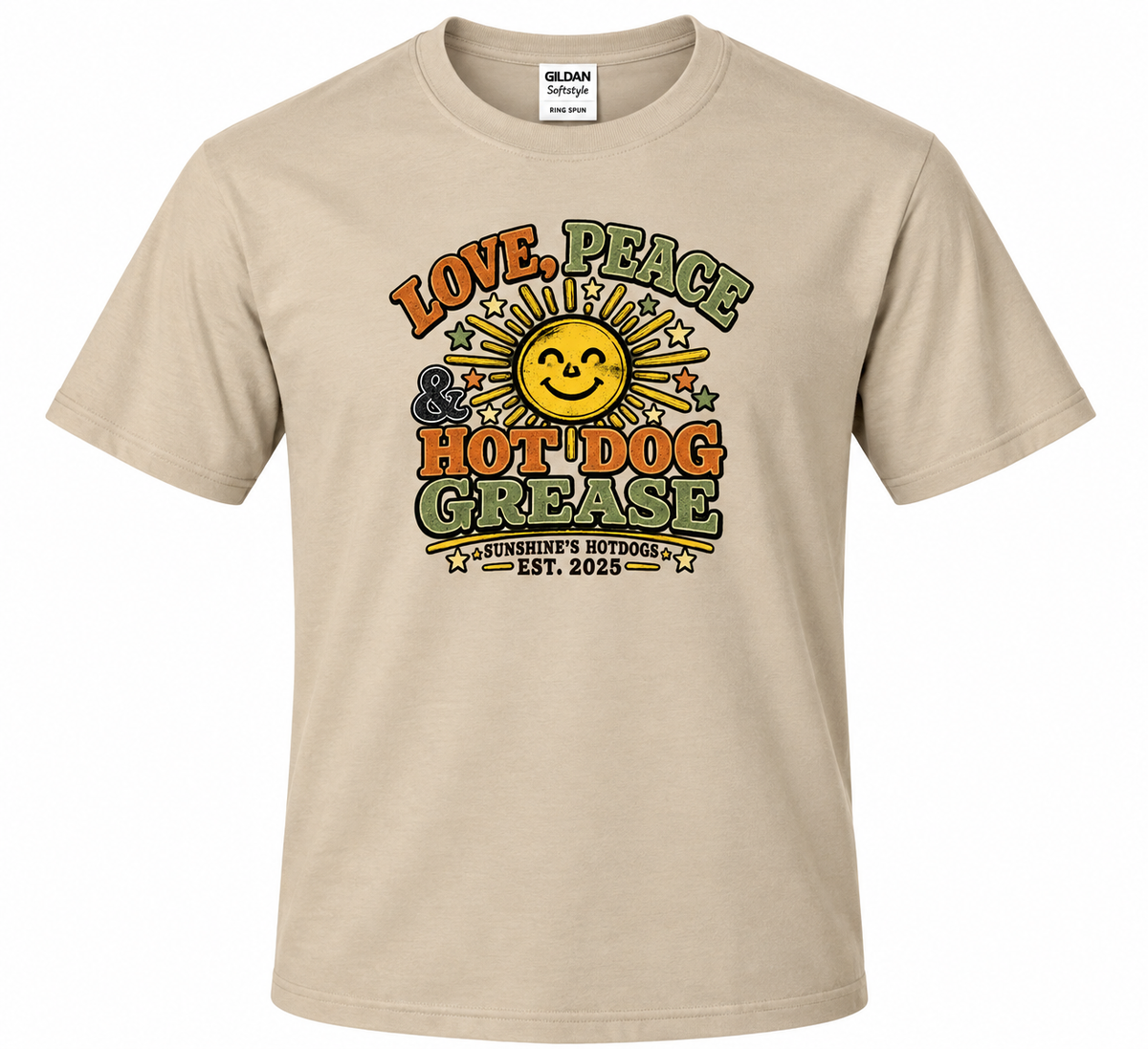 Love, Peace & Grease Tee
